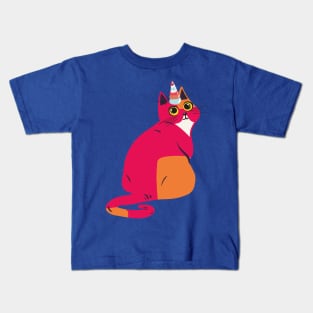 Retro Caticorn Kids T-Shirt